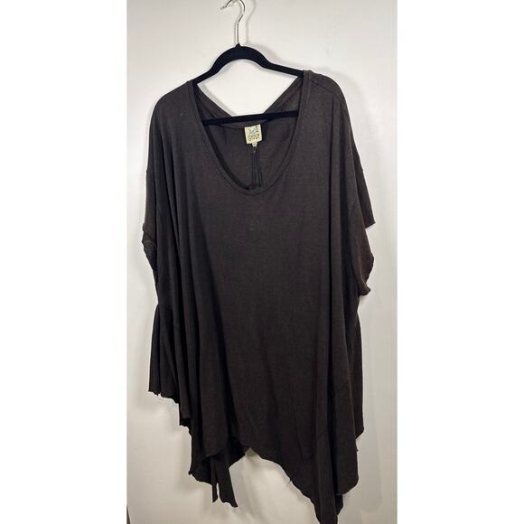 Jaded Gypsy On The Move Oversized Boho Tunic in Washed Brown, OS NWT - Picture 7 of 7